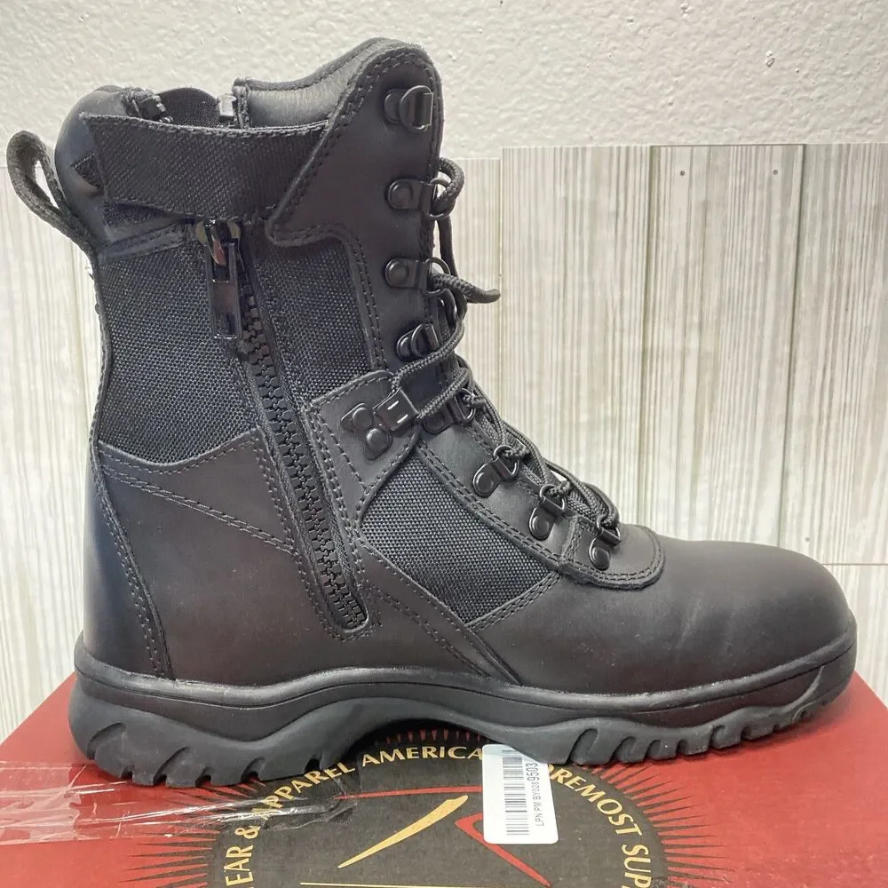 Rothco Mens Military Forced Entry Side Zip Tactical Boots Sz 13 5053 Black